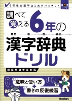 漢字パーフェクトシリーズ『調べて覚える　６年の漢字辞典ドリル』