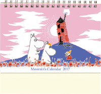 学研カレンダー２０１７『ムーミン卓上カレンダー（家と花畑）』