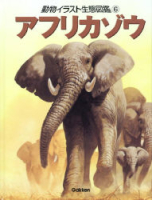動物イラスト生態図鑑『アフリカゾウ』