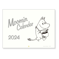 学研カレンダー２０２４『ムーミン壁かけカレンダー　モノトーン』